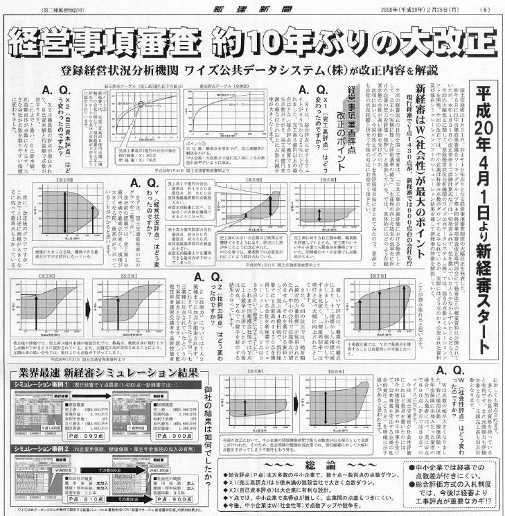 新建新聞　2月25日　6面記事