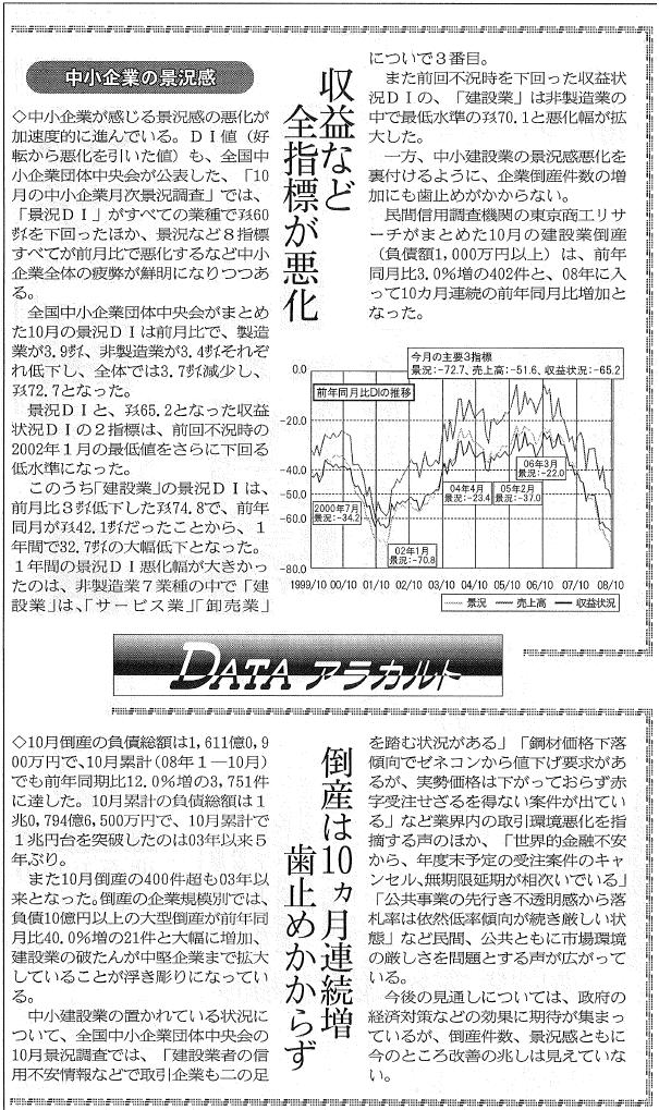 建設通信新聞　11月26日　2面記事