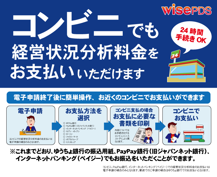 経営状況分析料金のお支払い