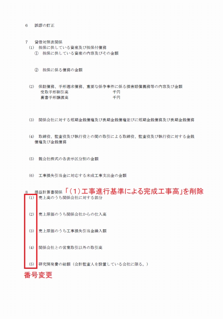 ニュース 2022/04/01 2022年3月31日 建設業財務諸表の様式が改正